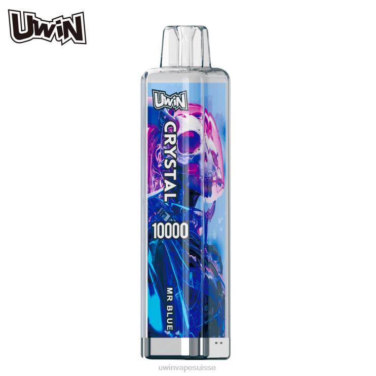 UWIN Vape Avis - monsieur bleu UWIN CRYSTAL 10000 vapes jetables 82TB215