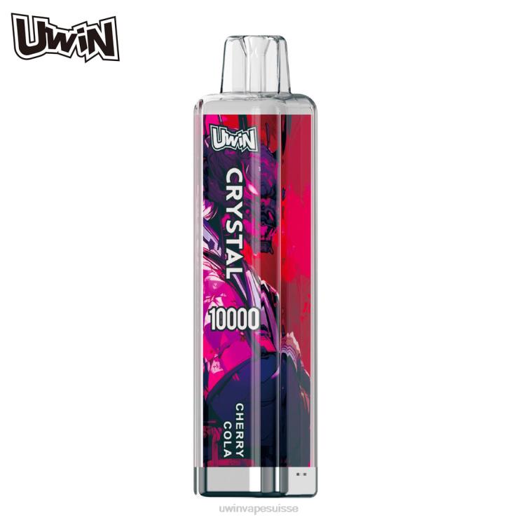 UWIN Vape Genève - cola aux cerises UWIN CRYSTAL 10000 vapes jetables 82TB213