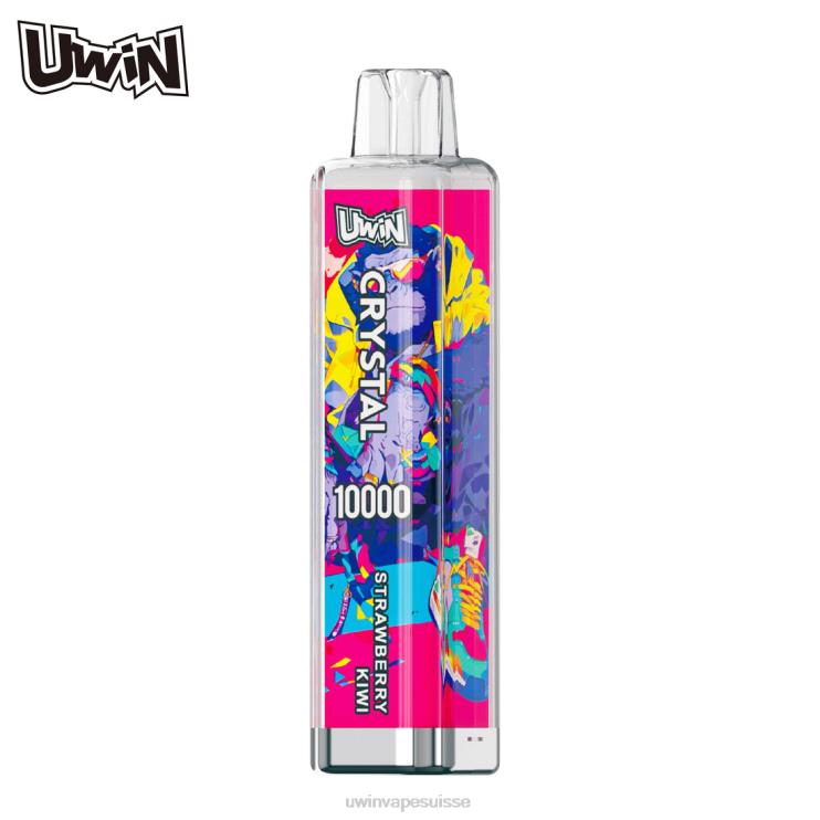 UWIN Vape Prix - fraise-kiwi UWIN CRYSTAL 10000 vapes jetables 82TB211