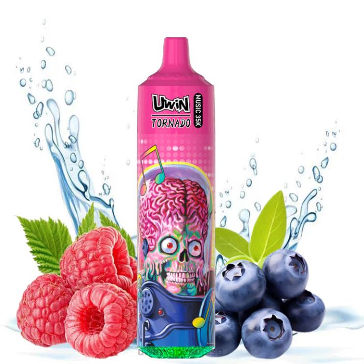 UWIN Vape Cigarette Électronique - myrtille framboise UWIN CRYSTAL vape jetable 35k 82TB216