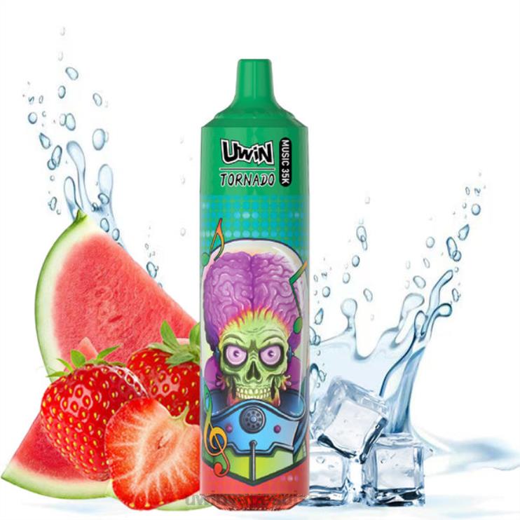 UWIN Vape Saveur - pastèque fraise UWIN CRYSTAL vape jetable 35k 82TB218